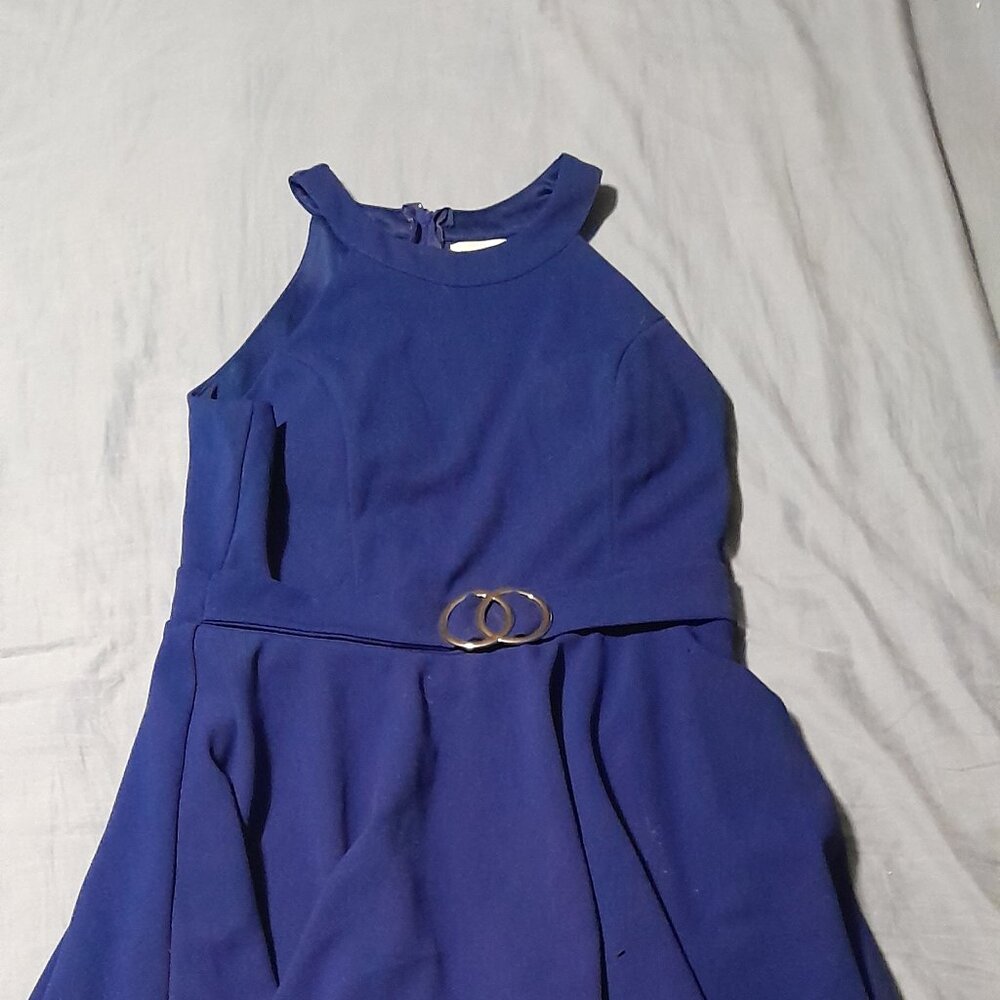 Honey and Rosie blue evening dress